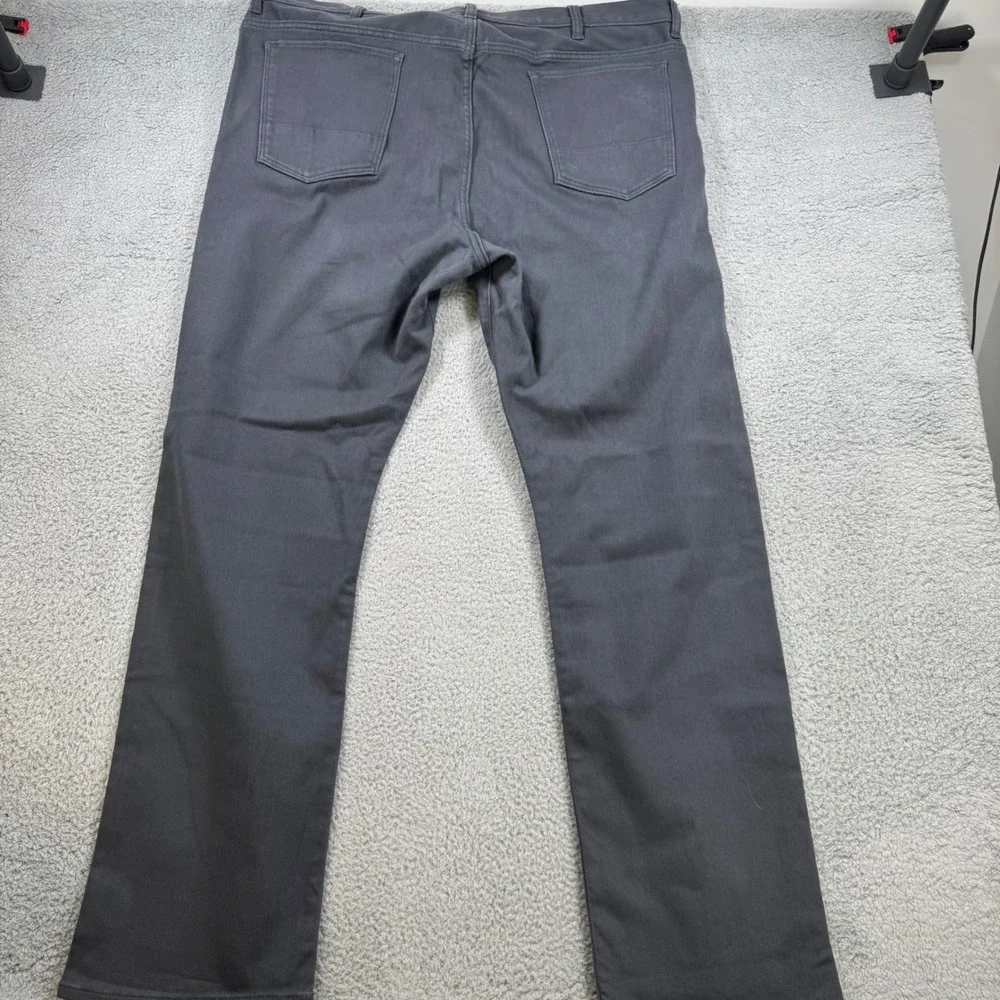 Banana Republic The Traveler Slim Fit Chinos Mens Size 42x35 Gray Stretch Cotton